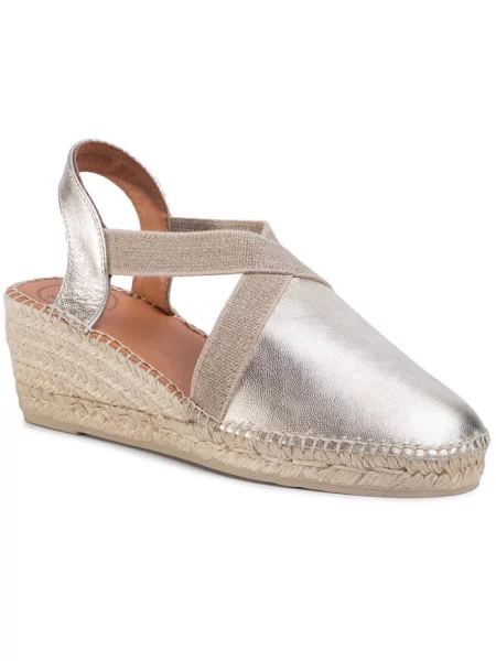 Еспадрильї Toni Pons Tossa Platinum золоті