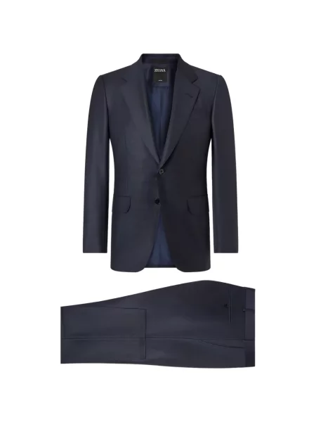 Costum Zegna de lână albastru