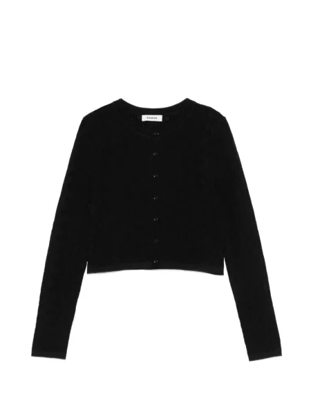 Decupat cardigan Sandro negru