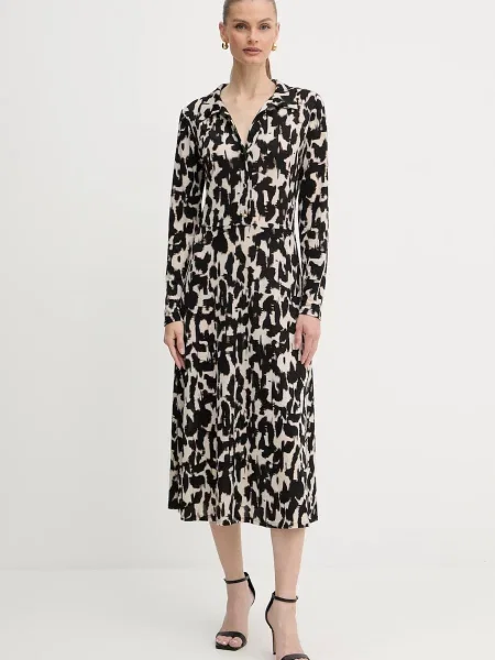 Morgan rochie midi evazați RITALA negru