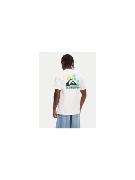 Quiksilver T-shirt Palm Lines Ss bijela