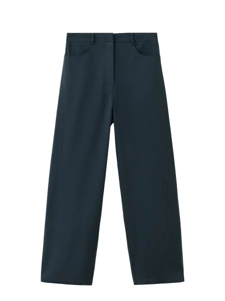MANGO Pantaloni CANBERRA bleumarin