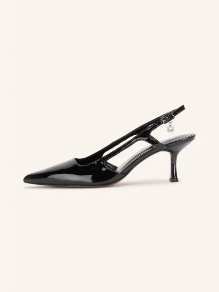 Maje Czółenka Typu Slingback schwarz czarna