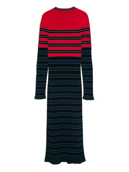 Rochie midi Sonia Rykiel tricotate până la genunchi de costum albastru