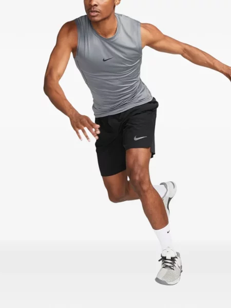 Tricou Nike cu șireturi din dantelă alergare alb