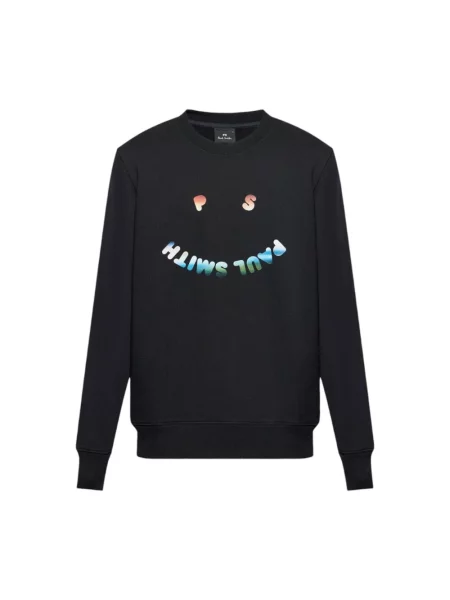 Bluza Paul Smith gradientowa z nadrukiem czarna