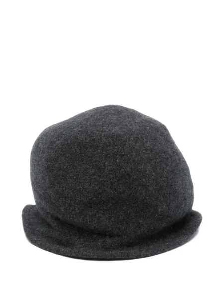 Căciulă Emporio Armani de lână fără toc gri
