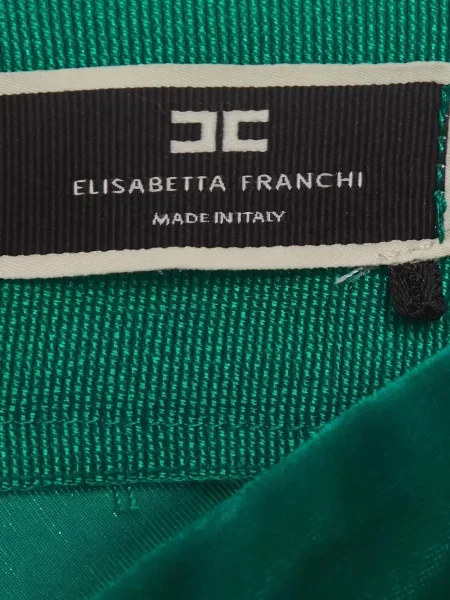 Fusta maxi Elisabetta Franchi drapată verde