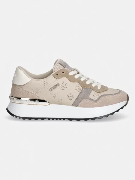 Sneakerși Guess bej