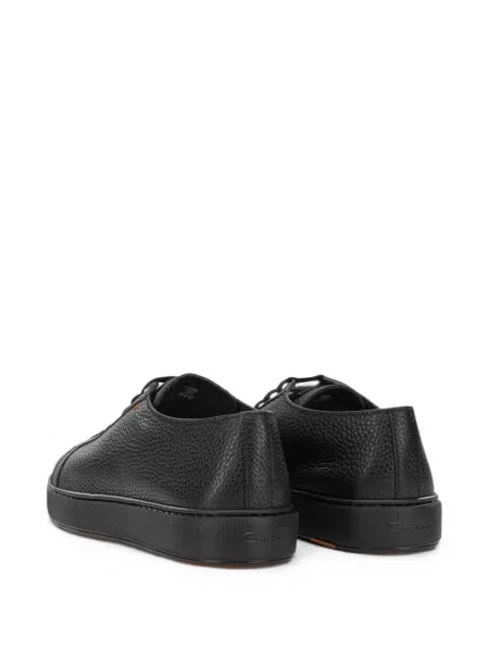 Sneakerși Santoni din piele negru