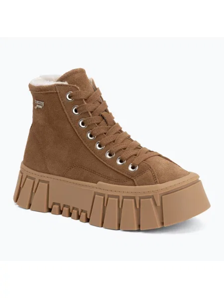 Încălțăminte pentru femei Tommy Jeans Platform Sneaker MC WL dark camel
