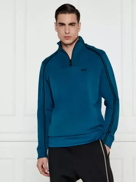 BOSS GREEN Hanorac Sweat 1 albastru