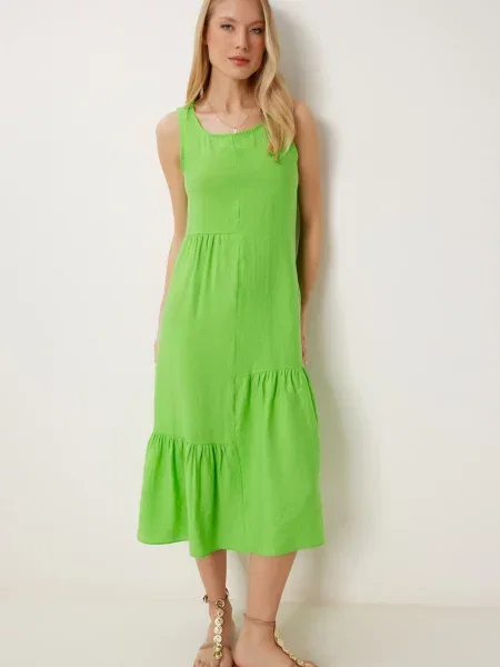 Happiness İstanbul Rochie de vară măr verde