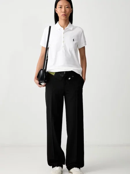 Tricou polo Polo Ralph Lauren alb