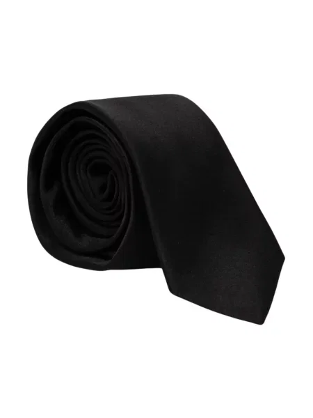 Jedwabny krawat Karl Lagerfeld czarny