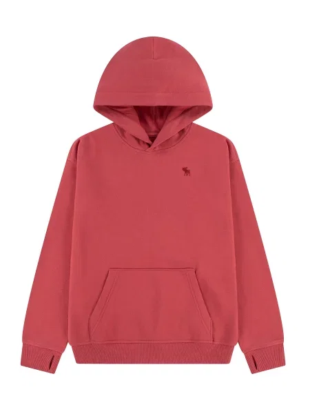 Hanorac din fleece copii Abercrombie & Fitch roz