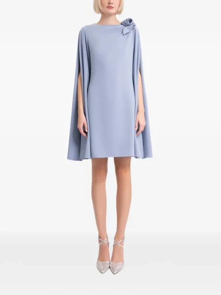 Rochie Gemy Maalouf cu model floral albastru