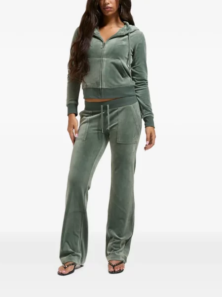 Pantaloni Juicy Couture alergare verde