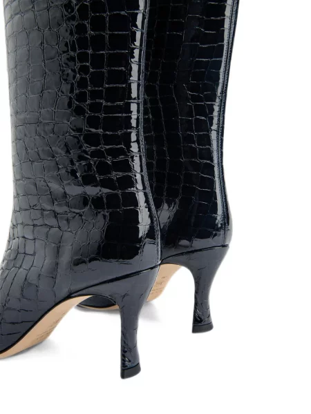 Botine By Far din piele albastru