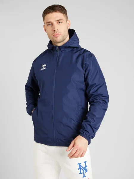 Hummel Geacă sport ESSENTIAL bleumarin alb