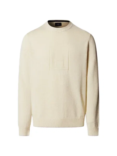 Pulover Hackett London cu decolteu rotund cu autograf