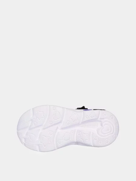 Дитячі Кросівки повсякденні Skechers SNUGGLE SNEAKS рожевий/чорний штучна шкіра/текстиль чорні