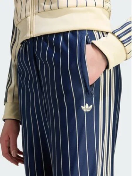 Adidas Spodnji del trenirke Pinstripe Firebird Track Pant Mornarsko modra