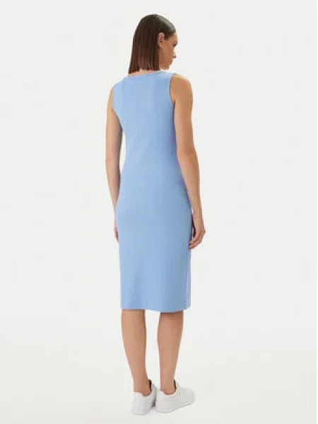 Calvin Klein Jeans Haljina za svaki dan Baby Rib Svijetloplava plava