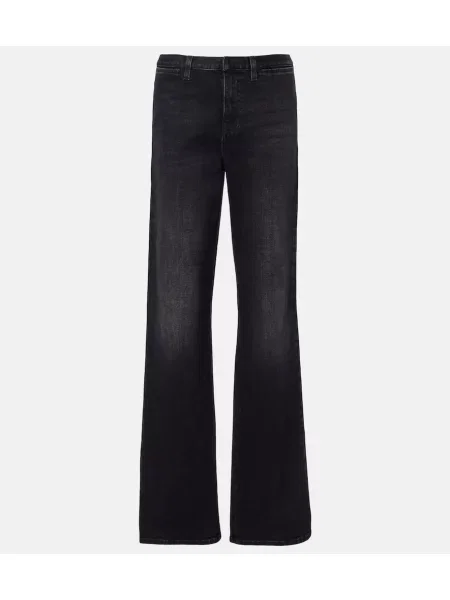 Blugi drepți Gucci cu dungi negru