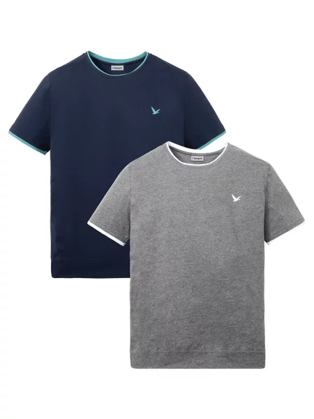 T-shirt 2 szt. niebieska