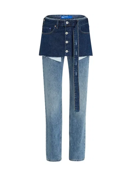 KARL LAGERFELD JEANS Kavbojke moder denim / svetlo modra