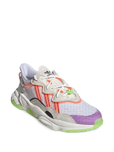 Fotbal sneakerși Adidas Climacool cu autograf cu dungi roșu