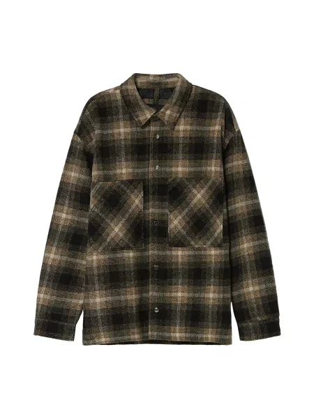 Bershka Prehodna jakna rjava črna