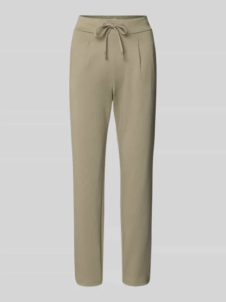 Spodnie materiałowe o kroju slim fit z dodatkiem model ‘Rizet’ B.young