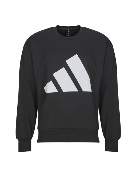 Jakna od flisa Adidas od flisa s autogramom crna