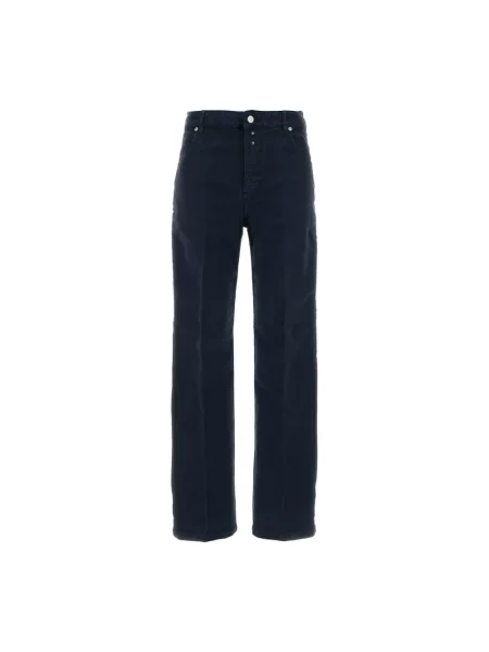 Spodnie Victoria Beckham niebieskie