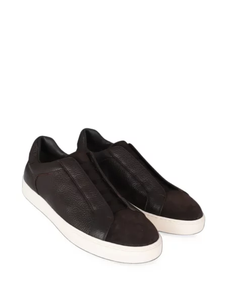 Sneakerși Doucal's din piele maro