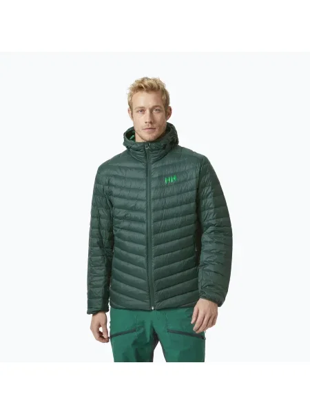 Jachetă de puf pentru bărbați Helly Hansen Verglas Hooded Down Insulator verde