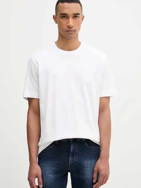 BOSS T-shirt Tames 52 biała