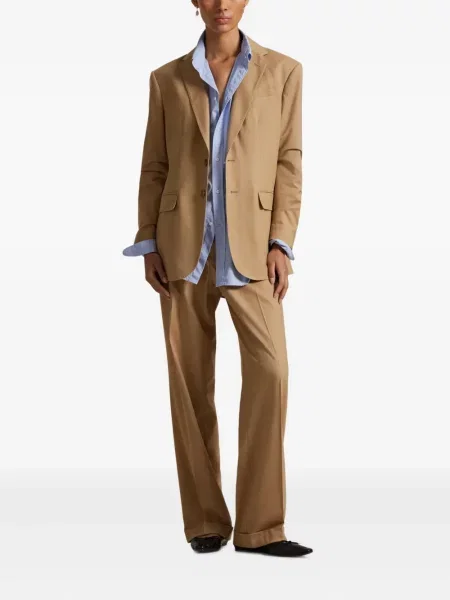 Căciulă Polo Ralph Lauren cu broderie tricotate de costum albastru