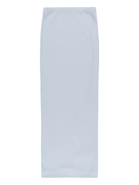 Maksi spódnica maxi Eterne prążkowana niebieska