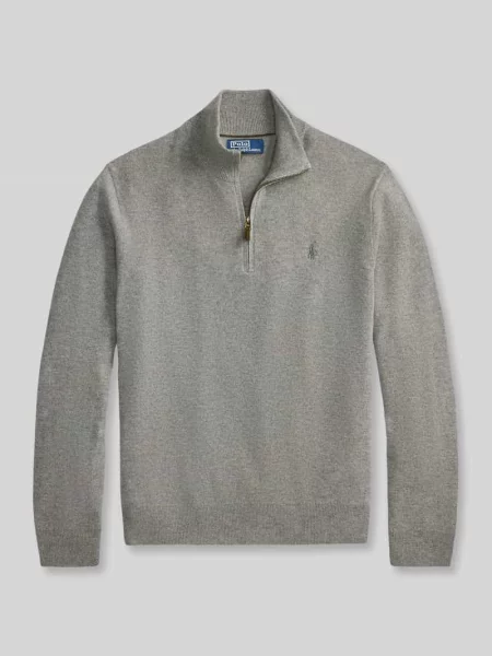 Polo Ralph Lauren sweter wełniany szary