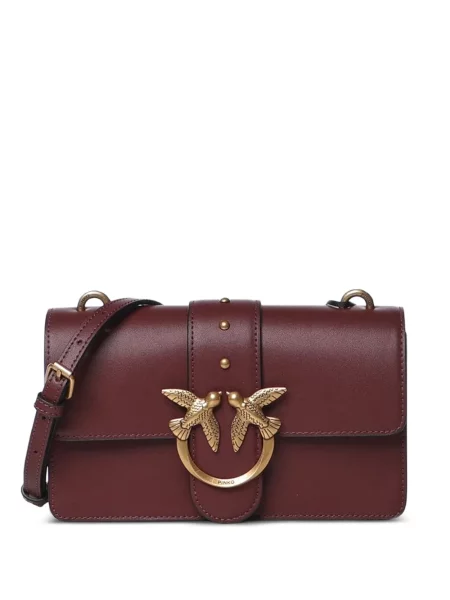 Geanta crossbody Pinko din piele roșu