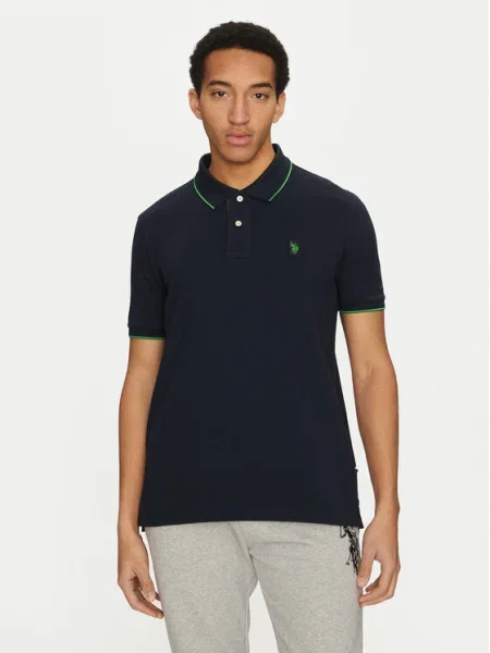 U.S. Polo Assn. Tricou polo Bleumarin