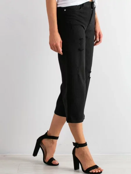 Pantaloni Fashionhunters negru