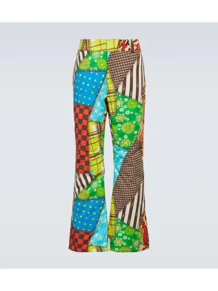 Zvonové kalhoty Erl s potiskem