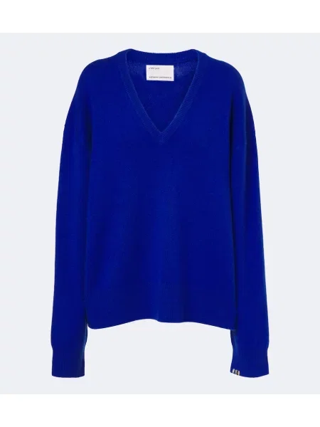 Pulover Extreme Cashmere din cașmir albastru
