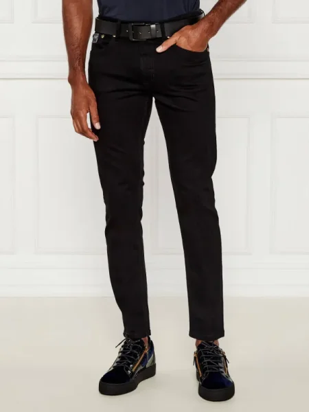 Versace Jeans Couture Blugi Straight Fit negru