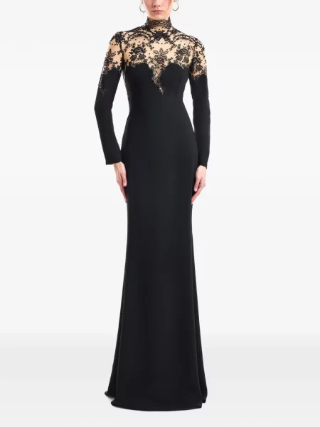 Rochie Gemy Maalouf din dantelă negru