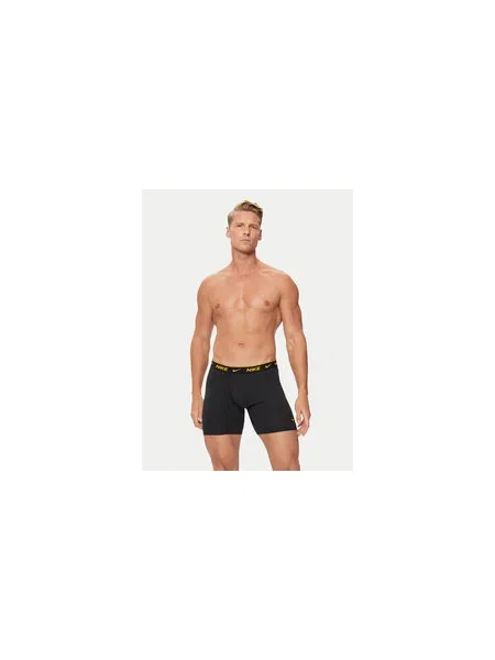 Olcsóbban. Férfi Nike Everyday Cotton Stretch boxeralsó 3 pár fekete/arany/fekete. Méret: M fekete